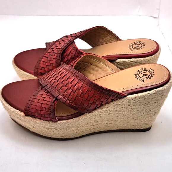 VINTAGE FOUNDRY CO.  Women's Lorie Espadrille Woven Slip-On Slide - Picture 3 of 9